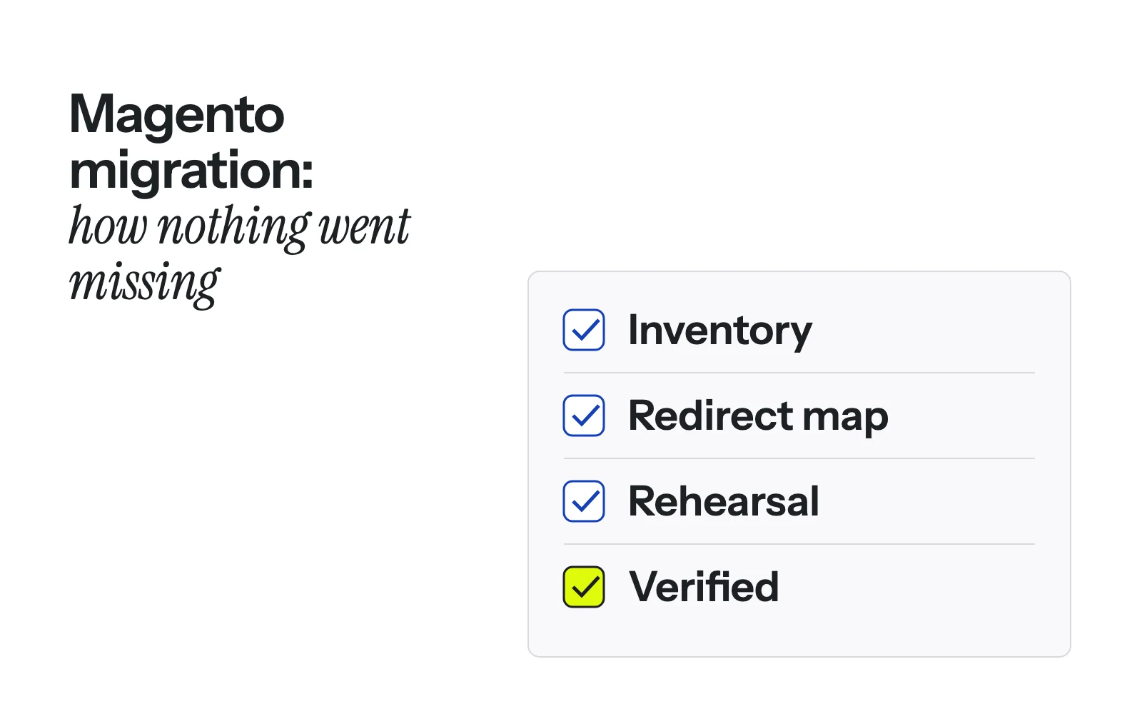 Magento migration: how a full catalogue moved with zero data loss